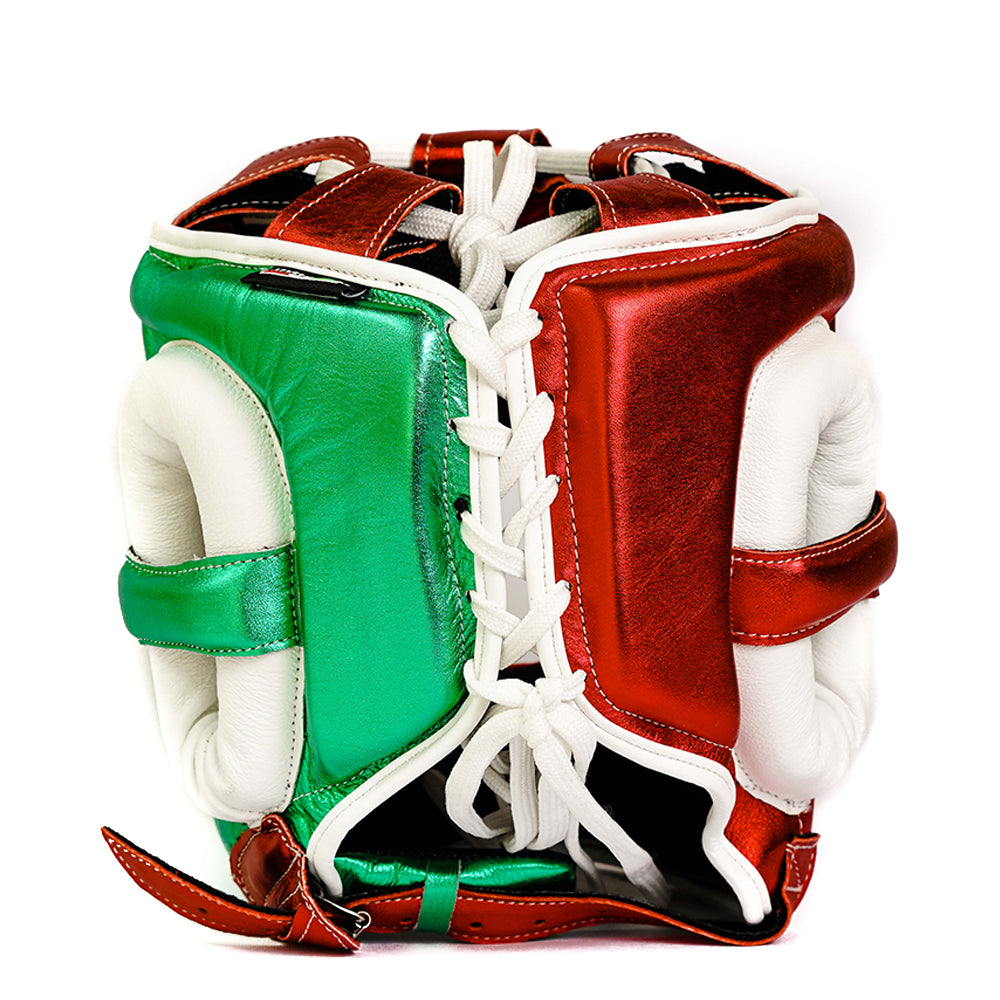 Superamerica Facebar Boxing Headguard - Tricolore Limited