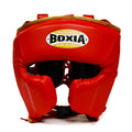 Challenge Boxing Headgear - Red & Gold
