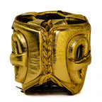 Superamerica Facebar Boxing Headgear - Gold Limited