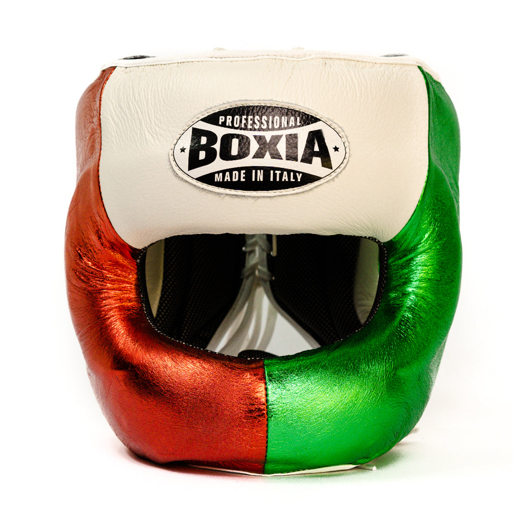 Superamerica Facebar Boxing Headguard - Tricolore Limited