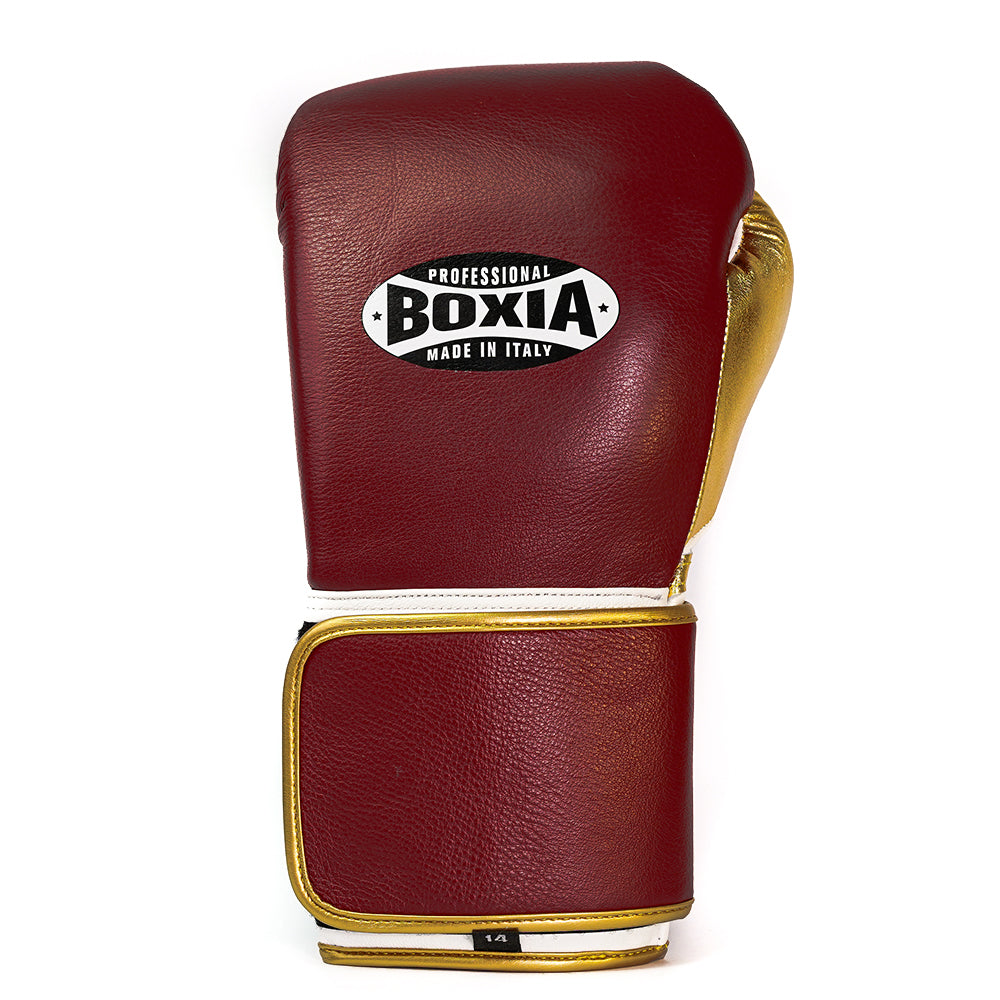 GBS IV - Boxing gloves - Deep Red and Gold
