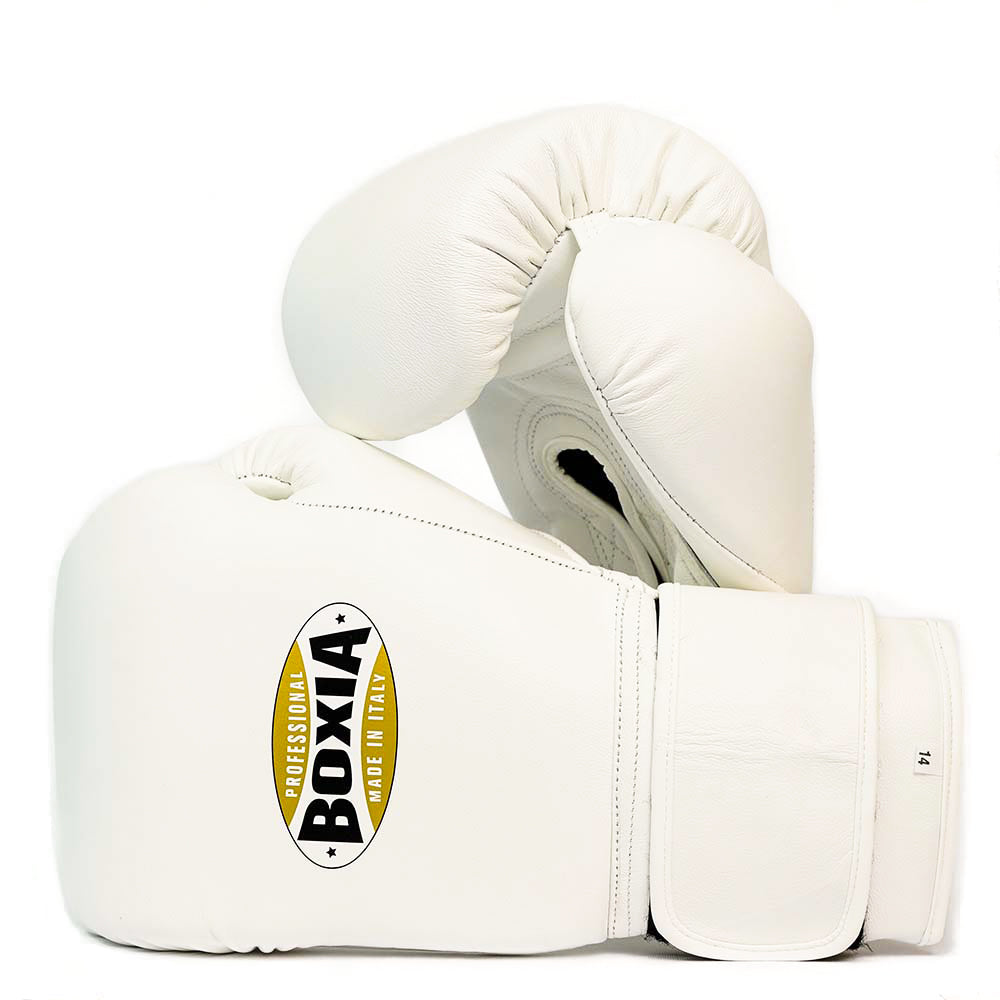 Gbs One - Boxing gloves with strap - White
