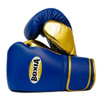 Gbs One - Boxing gloves with strap - Blue and Gold