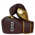 Gbs One - Boxing gloves with strap - Burgundy and Gold