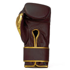 Gbs One - Boxing gloves with strap - Burgundy and Gold