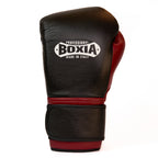 Gbs One - Boxing gloves with strap - Black and Deep Red
