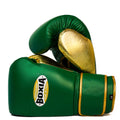 Gbs One - Boxing gloves with strap - Green and Gold