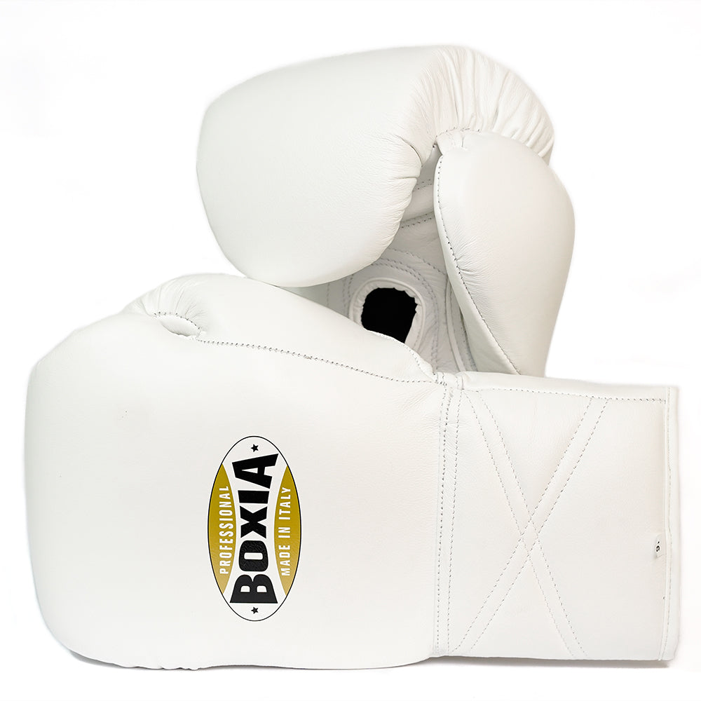 GTX - Sparring gloves with laces - White