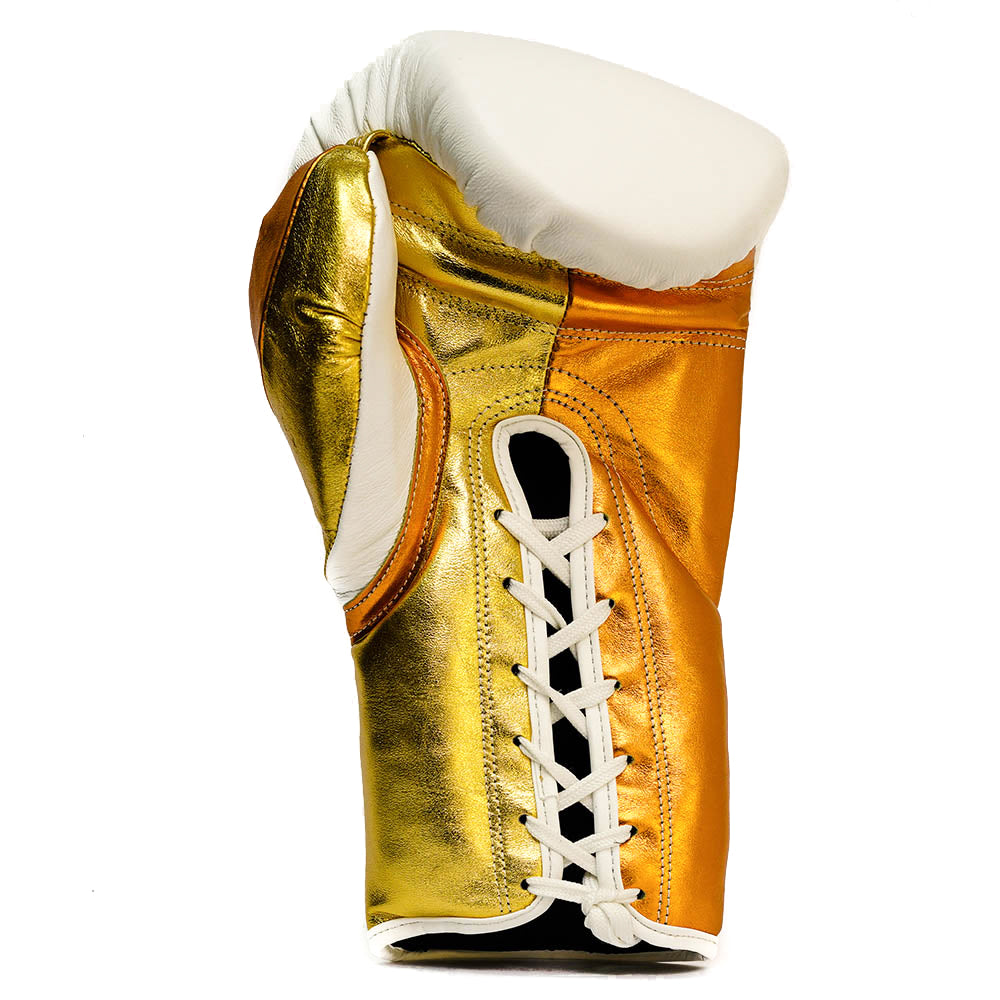 GTX - Sparring gloves with laces - Copper and Gold