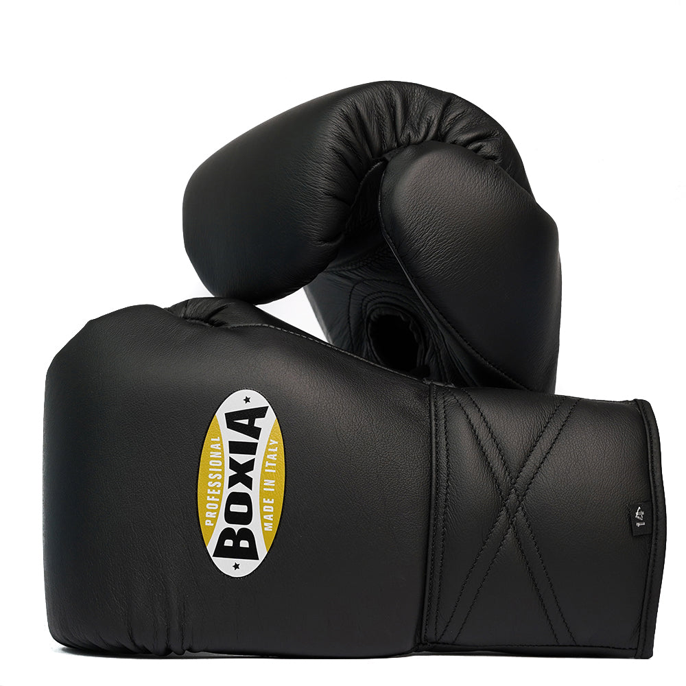 GTX - Sparring gloves with laces - Black