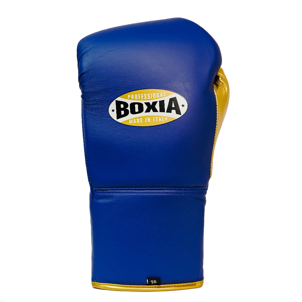 Superfast - Professional glove with laces - Blue and Gold
