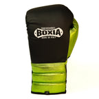 Triplex Metal - Sparring Gloves - Black and Metallic Green